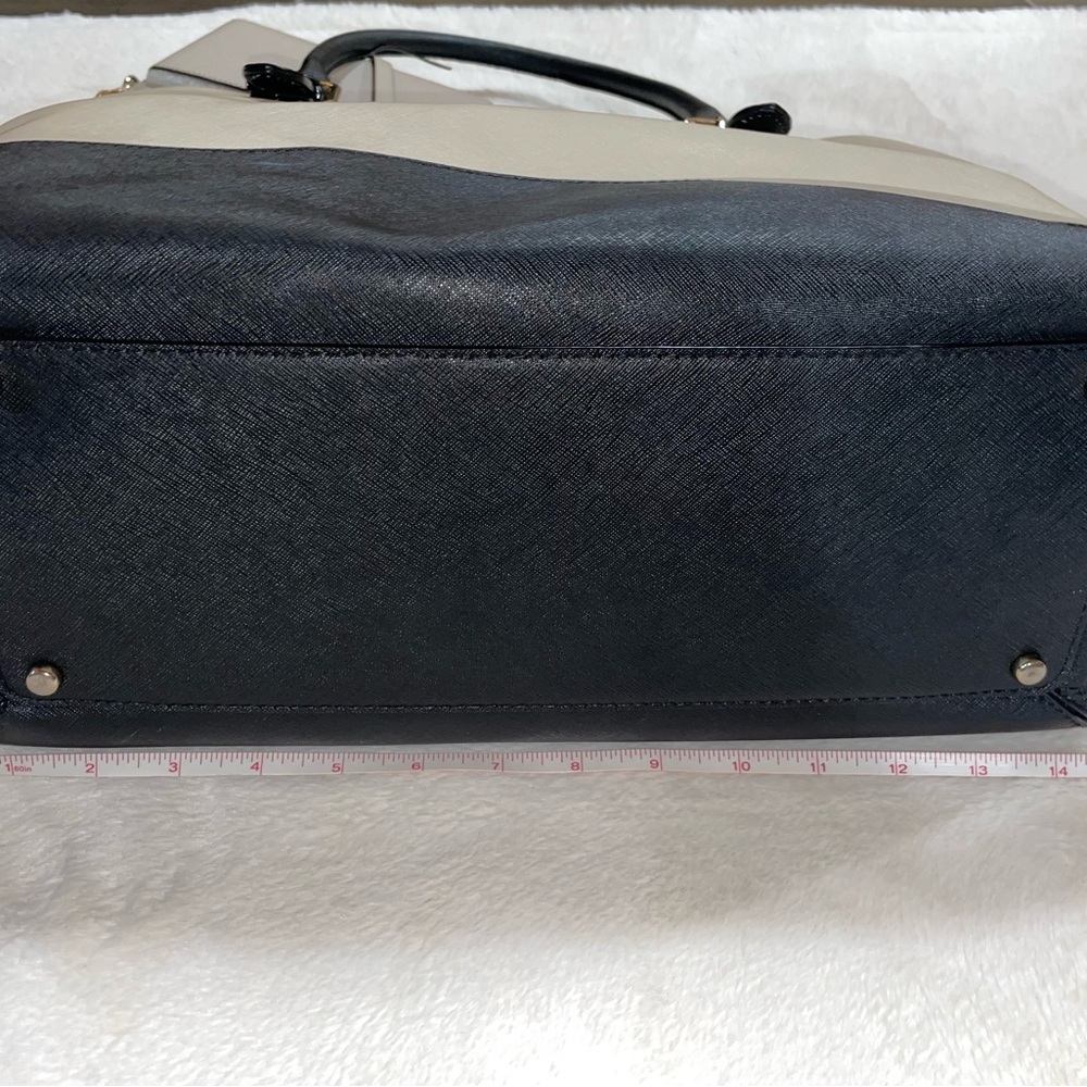 GUC Kate Spade - Cove Street Colorblock Airel - Shoulder Bag- Ostrich Egg/Black - Picture 8 of 9
